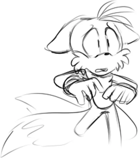 😰 Стикер «Miles Tails Prower Part 2» для Telegram