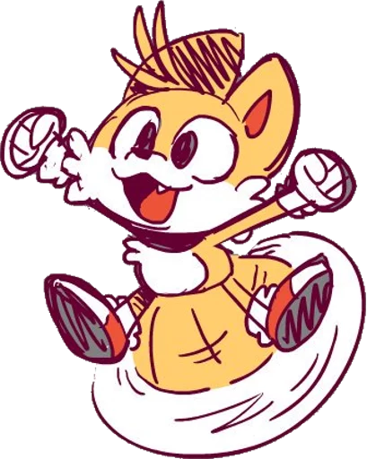 😸 Стикер «Miles Tails Prower Part 2» для Telegram