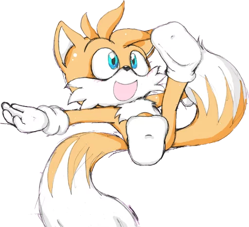 😄 Стикер «Miles Tails Prower Part 2» для Telegram