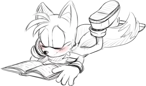 😌 Стикер «Miles Tails Prower Part 2» для Telegram