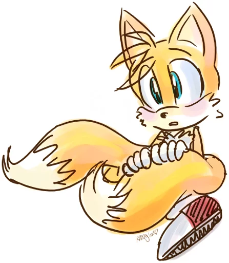 😯 Стикер «Miles Tails Prower Part 2» для Telegram