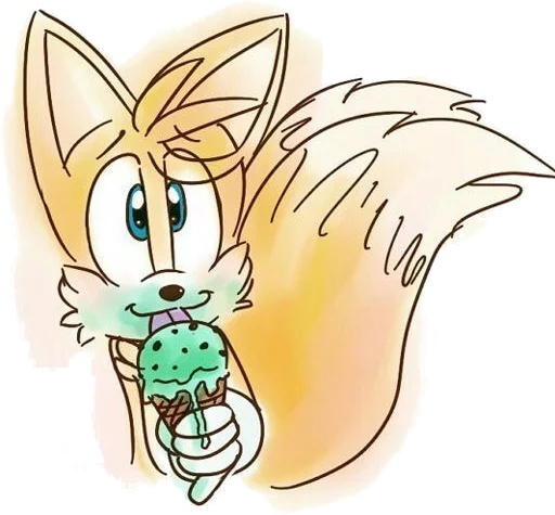 🍦 Стикер «Miles Tails Prower Part 2» для Telegram