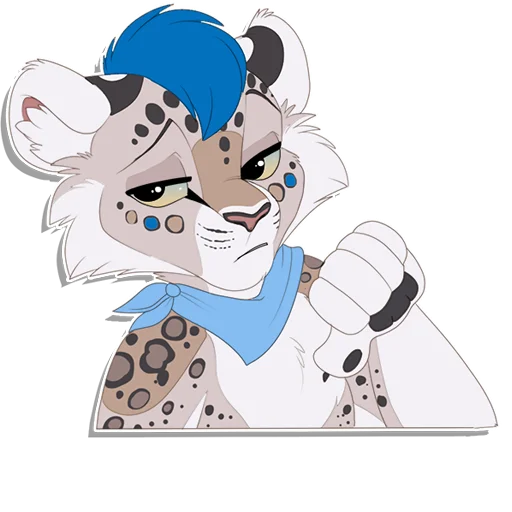 👎 Стикер «Tailz SnowMew» для Telegram