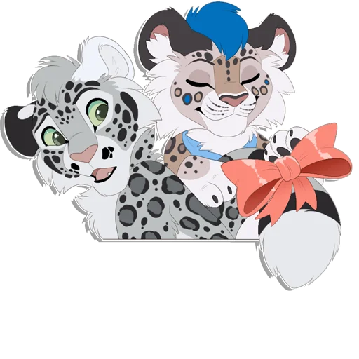 🎀 Стикер «Tailz SnowMew» для Telegram