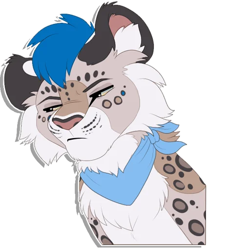 😑 Стикер «Tailz SnowMew» для Telegram