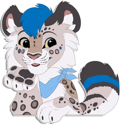 😘 Стикер «Tailz SnowMew» для Telegram