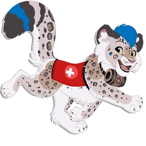 👨‍⚕️ Стикер «Tailz SnowMew» для Telegram