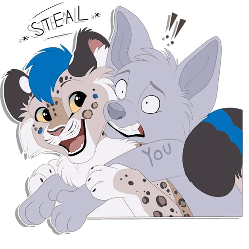 😙 Стикер «Tailz SnowMew» для Telegram