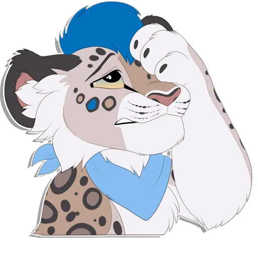 🙄 Стикер «Tailz SnowMew» для Telegram