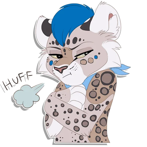 😒 Стикер «Tailz SnowMew» для Telegram
