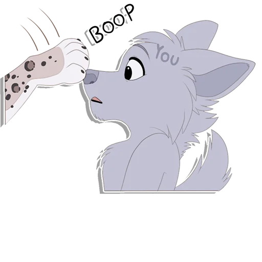 😊 Стикер «Tailz SnowMew» для Telegram