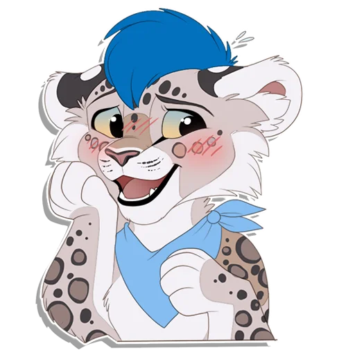 ☺️ Стикер «Tailz SnowMew» для Telegram