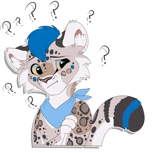 🤔 Стикер «Tailz SnowMew» для Telegram