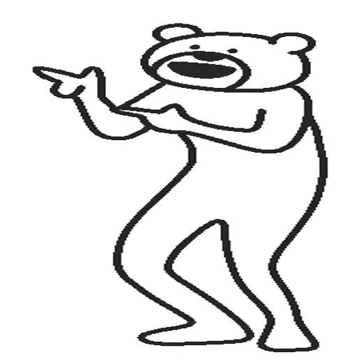 😜 Стикер «Takadabear» для Telegram