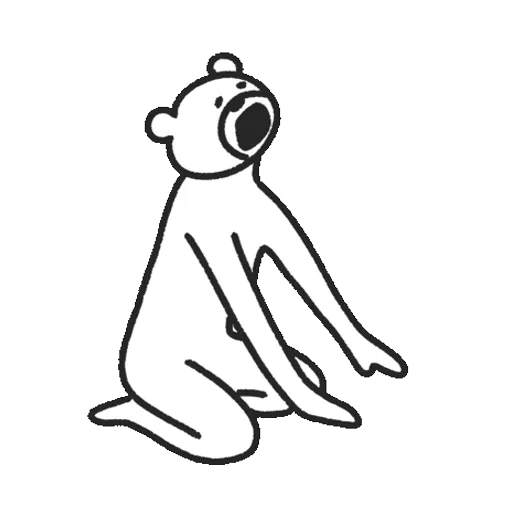😭 Стикер «Takadabear» для Telegram