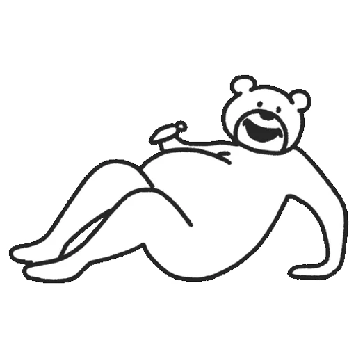 🥐 Стикер «Takadabear» для Telegram