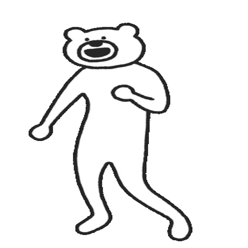 Стикерпак Takadabear для Telegram