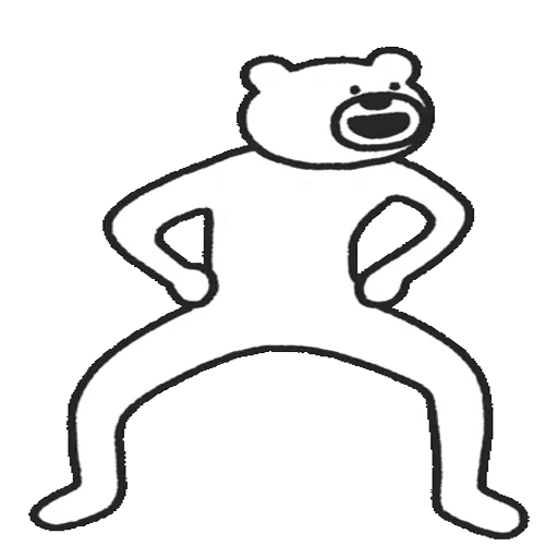 😎 Стикер «Takadabear» для Telegram