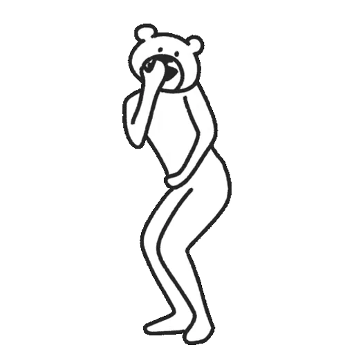 🤭 Стикер «Takadabear» для Telegram