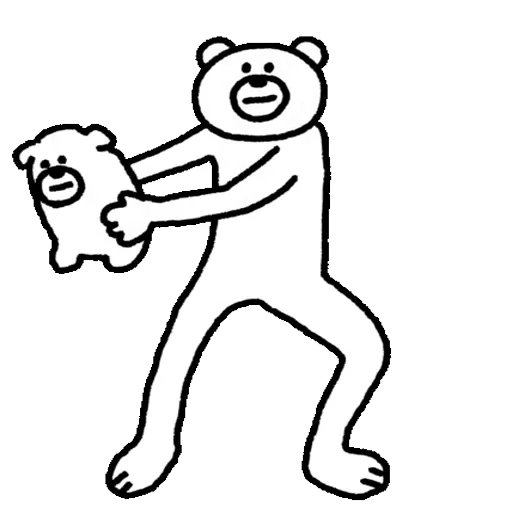 🤱 Стикер «Takadabear» для Telegram