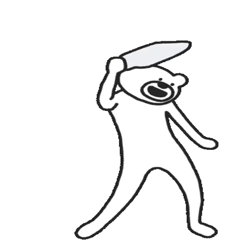 🎉 Стикер «Takadabear» для Telegram