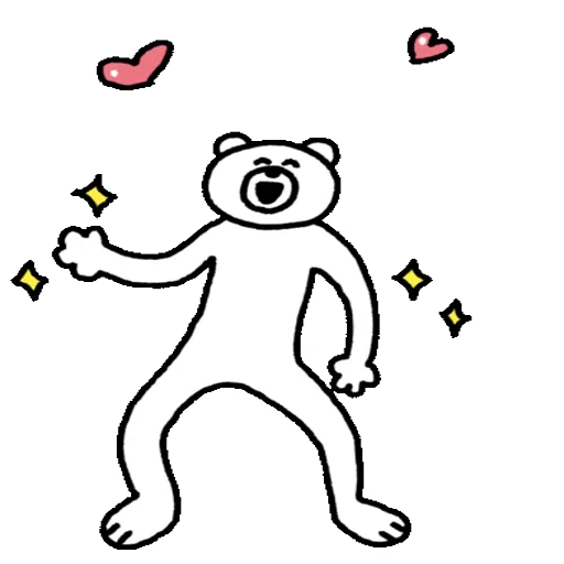 ❤ Стикер «Takadabear» для Telegram