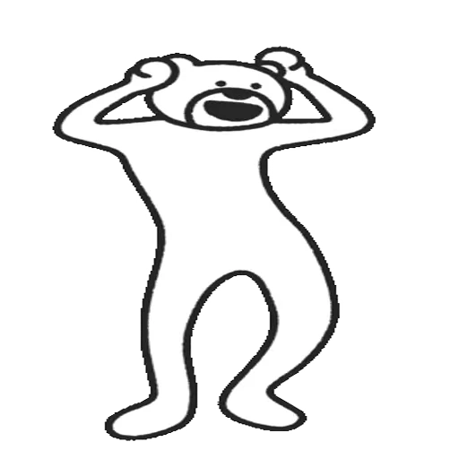 🕺 Стикер «Takadabear» для Telegram