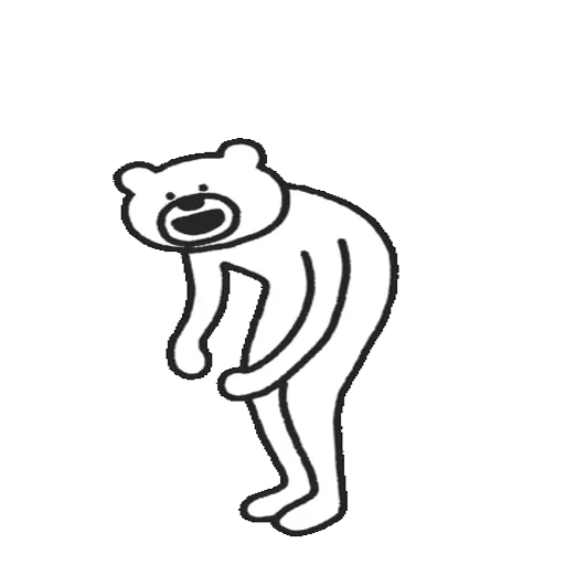 📉 Стикер «Takadabear» для Telegram