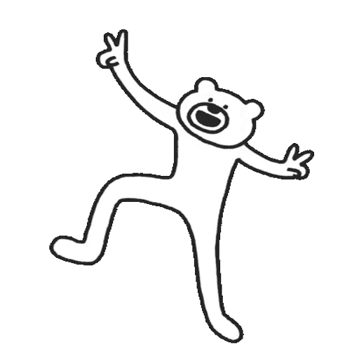 ✌ Стикер «Takadabear» для Telegram