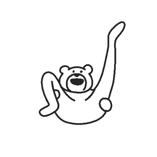 🏃‍♂️ Стикер «Takadabear» для Telegram