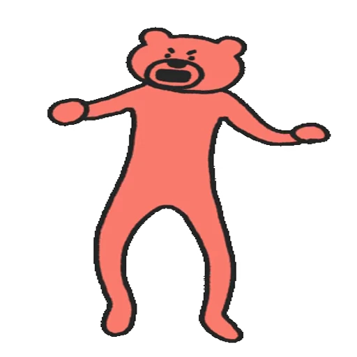 😡 Стикер «Takadabear» для Telegram