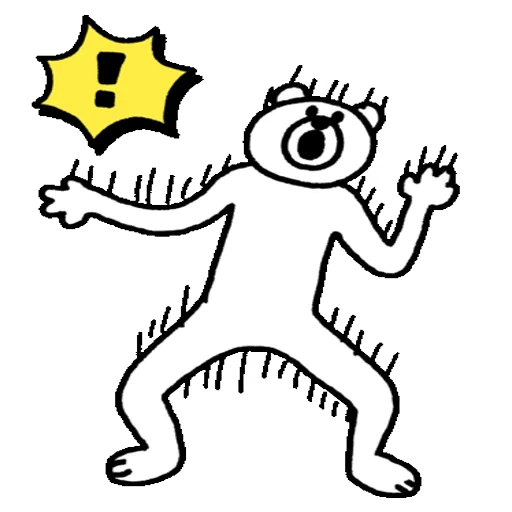 ⚠ Стикер «Takadabear» для Telegram