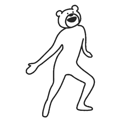 🥴 Стикер «Takadabear» для Telegram