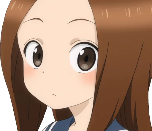 😕 Стикер «Let us all love Takagi» для Telegram