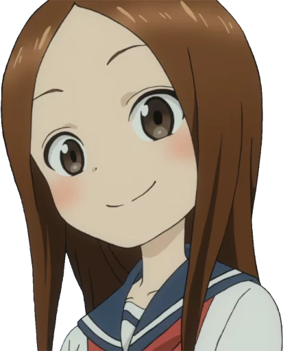 😏 Стикер «Let us all love Takagi» для Telegram