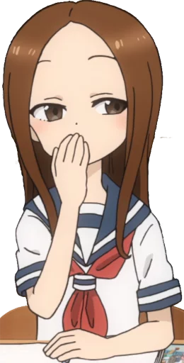 😅 Стикер «Let us all love Takagi» для Telegram