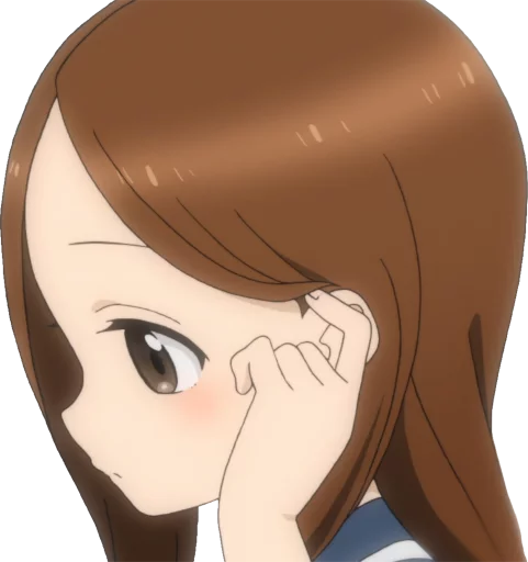 🤔 Стикер «Let us all love Takagi» для Telegram