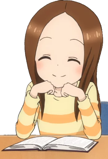 😌 Стикер «Let us all love Takagi» для Telegram