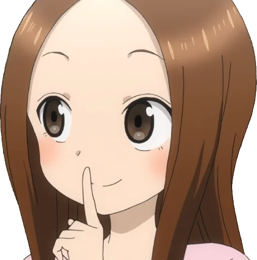 🤫 Стикер «Let us all love Takagi» для Telegram