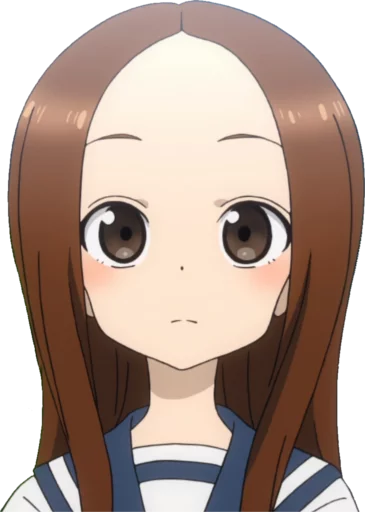 😐 Стикер «Let us all love Takagi» для Telegram