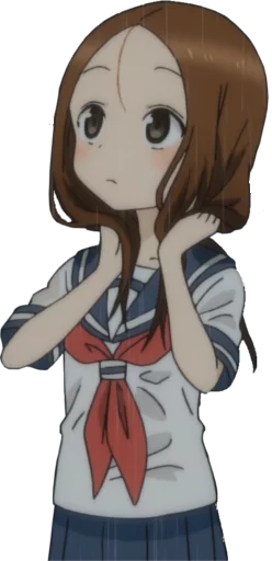 🌧 Стикер «Let us all love Takagi» для Telegram