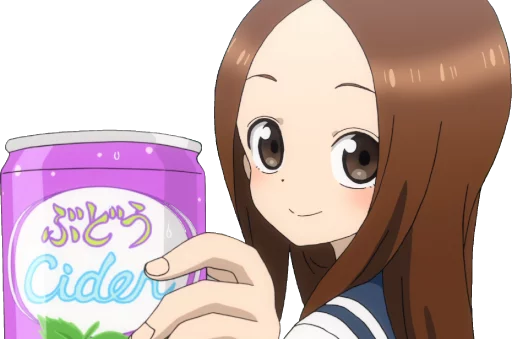 🍇 Стикер «Let us all love Takagi» для Telegram