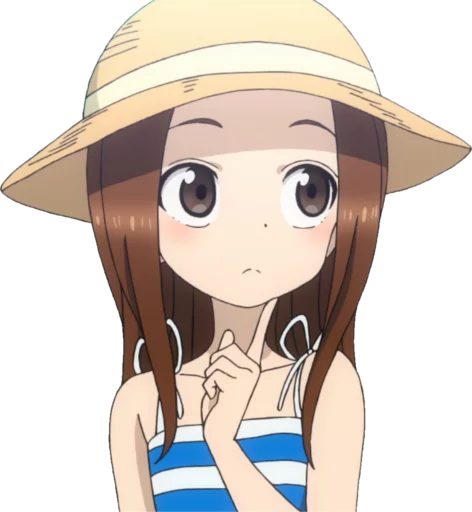 🤔 Стикер «Let us all love Takagi» для Telegram