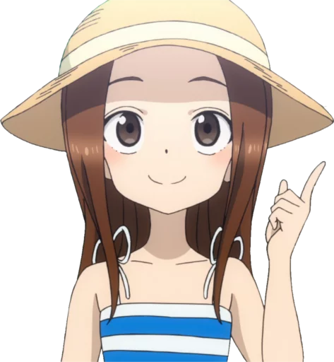 🙂 Стикер «Let us all love Takagi» для Telegram
