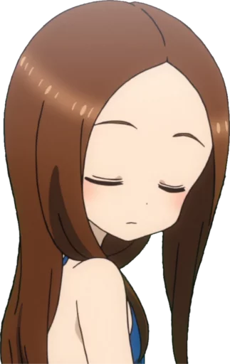 😞 Стикер «Let us all love Takagi» для Telegram