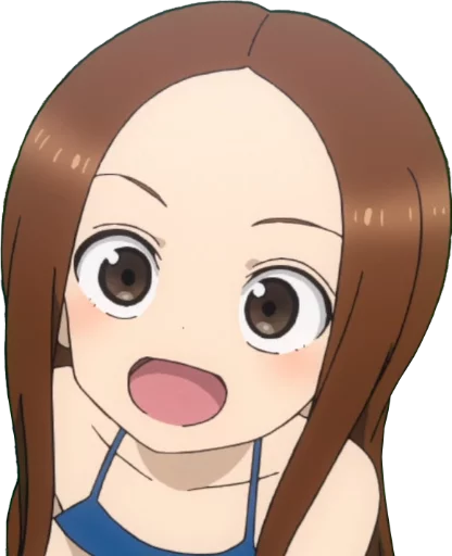 😍 Стикер «Let us all love Takagi» для Telegram
