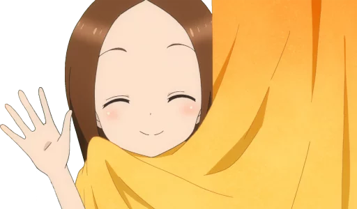 😌 Стикер «Let us all love Takagi» для Telegram