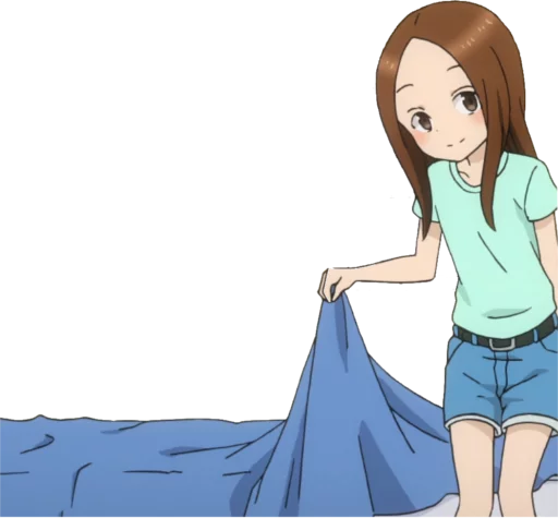 🛌 Стикер «Let us all love Takagi» для Telegram