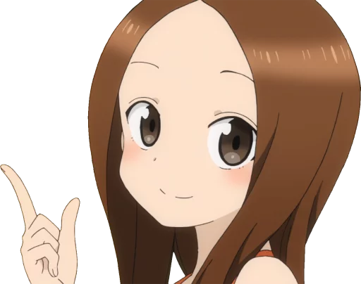 🙂 Стикер «Let us all love Takagi» для Telegram