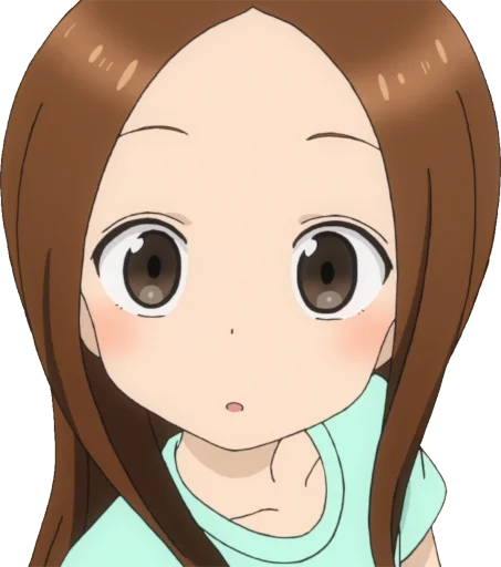 😯 Стикер «Let us all love Takagi» для Telegram